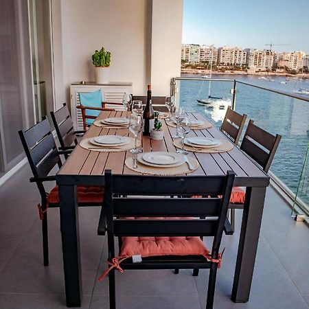 Seafront Two Bedroom Apartment Saint Julian's Luaran gambar